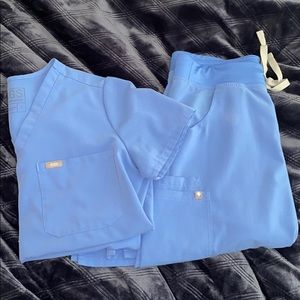 Ceil blue figs scrubs